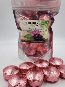 8 Aromatherapy Shower Bombs 1.6 oz each with 100% Natural/Organic Essential Oils - Transform Your Shower - Transform Your Mood (Calm/Lavender)