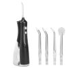 Portable Water Dental Flosser Cordless Rechargeable Dental Oral Irrigator IPX7 Waterproof Teeth Cleaner