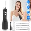 Portable Water Dental Flosser Cordless Rechargeable Dental Oral Irrigator IPX7 Waterproof Teeth Cleaner