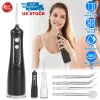 Portable Water Dental Flosser Cordless Rechargeable Dental Oral Irrigator IPX7 Waterproof Teeth Cleaner